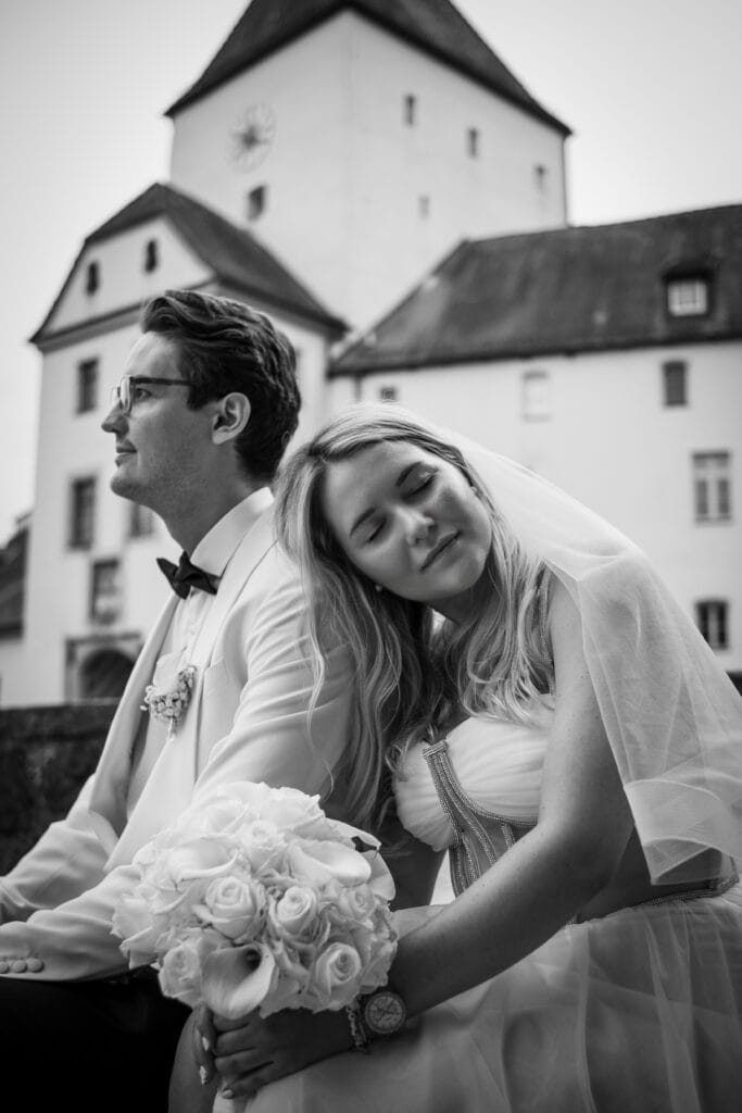 Brautpaar, Hochzeitsfotografie Passau