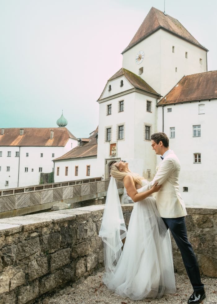 Brautpaar an der Veste Oberhaus Passau